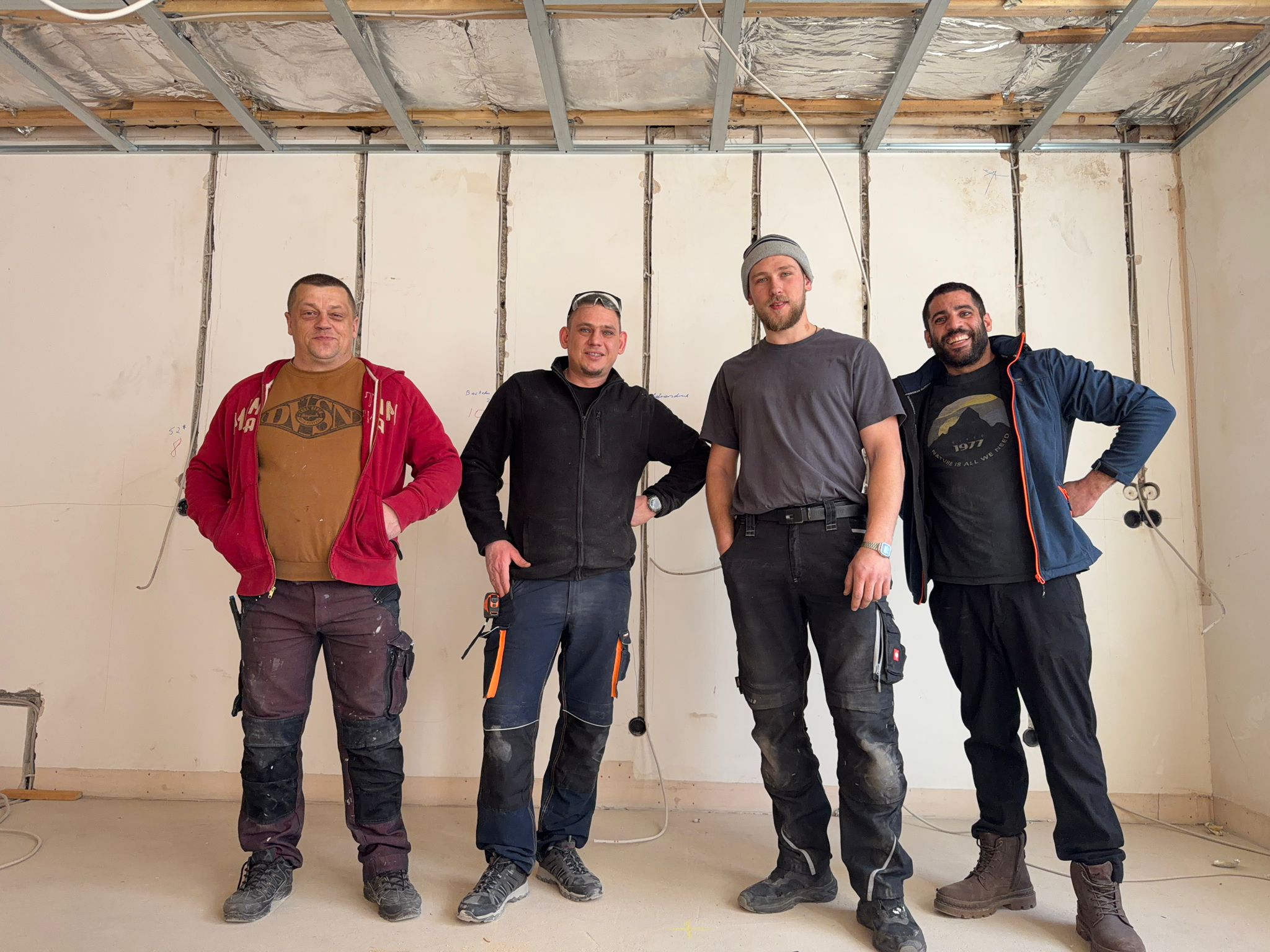 Solar Monteure bei der Arbeit